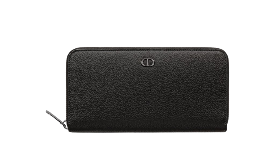 CD Icon Long Zipped Wallet