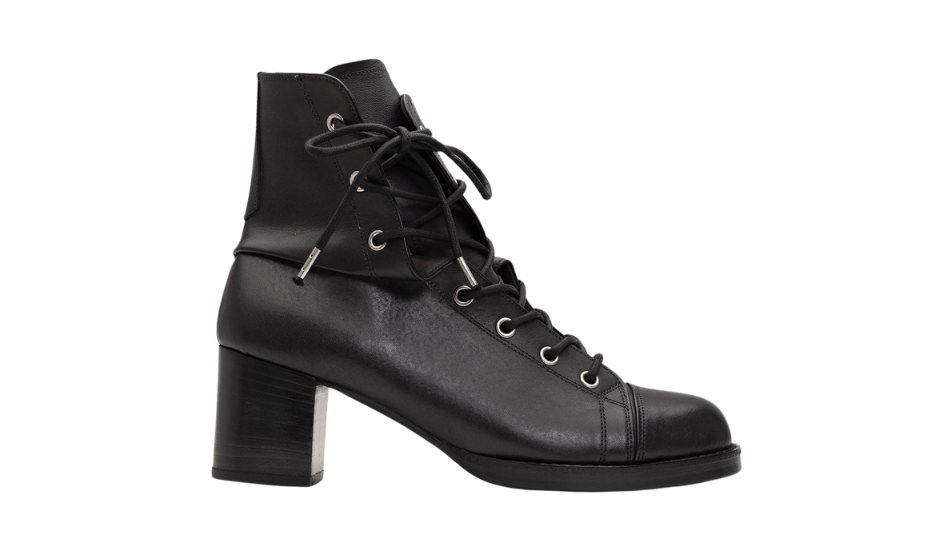 Twisted Leather Boots