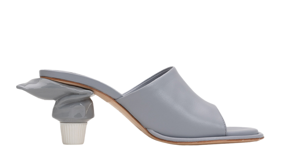 Toothpaste Heel Sandal