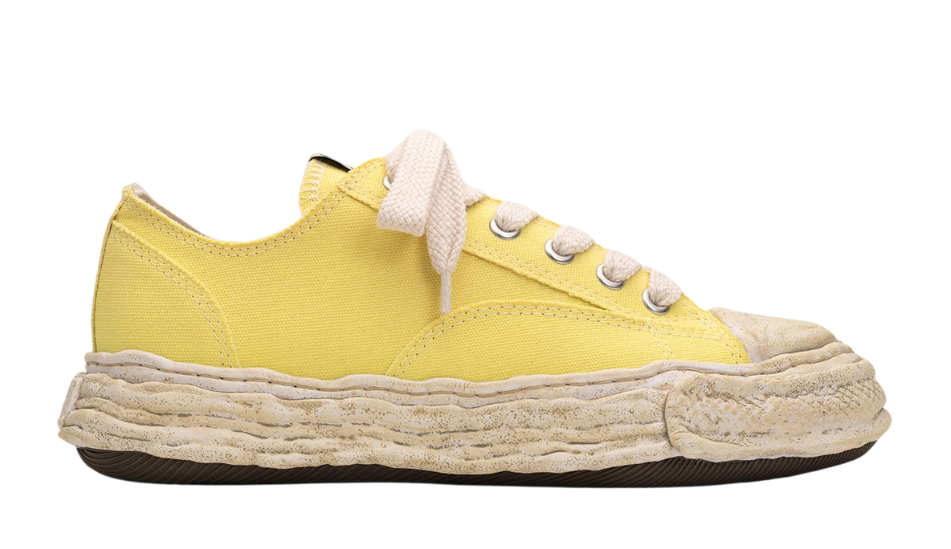 "PETERSON23" OG Sole Garment Dyed Canvas Low-top Sneaker