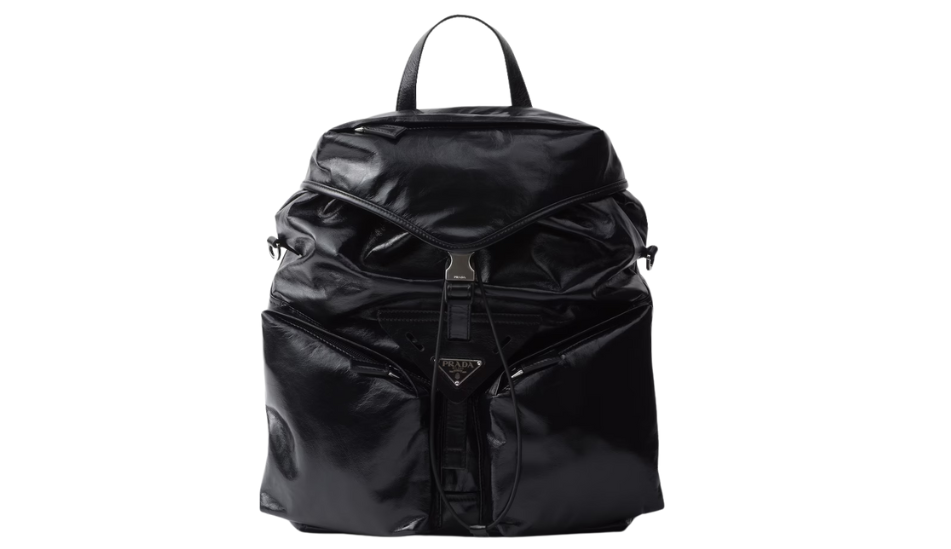 Leather backpack