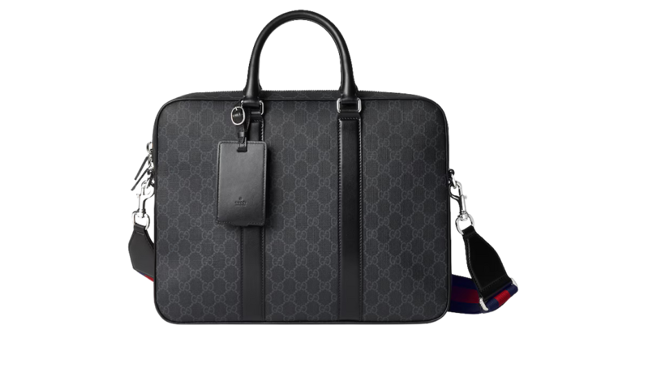 Small GG briefcase with shoulder strap