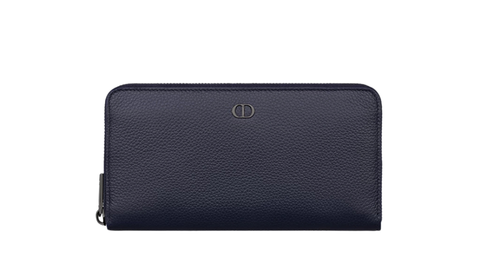 CD Icon Long Zipped Wallet