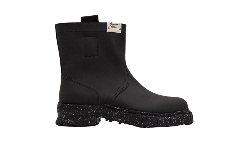 Vintage-like Sole Synthetic Leather Boots