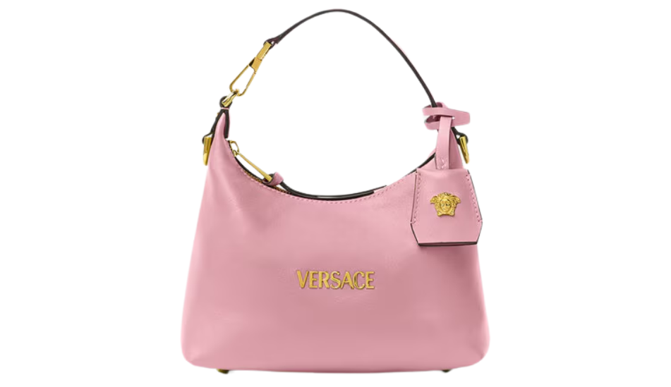 Versace Tag Hobo Handbag