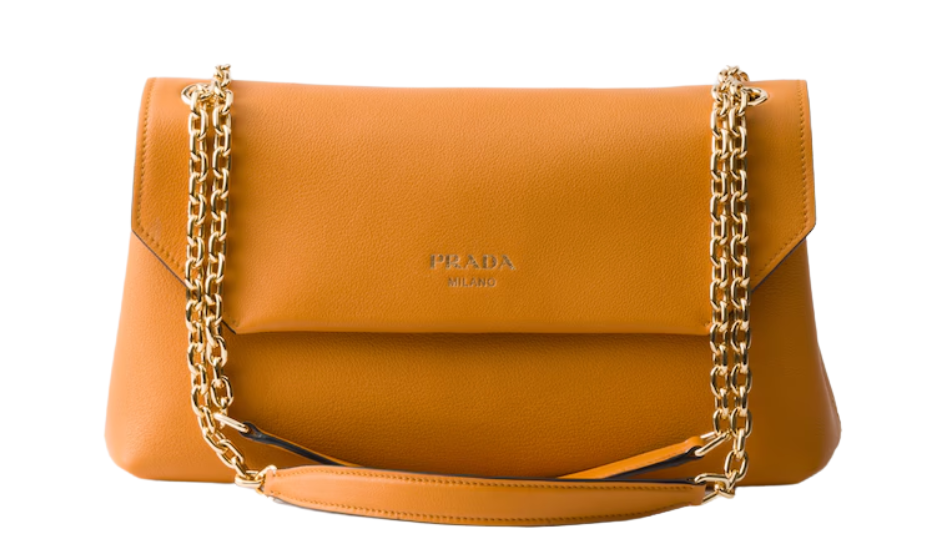 Prada Doux medium leather shoulder bag