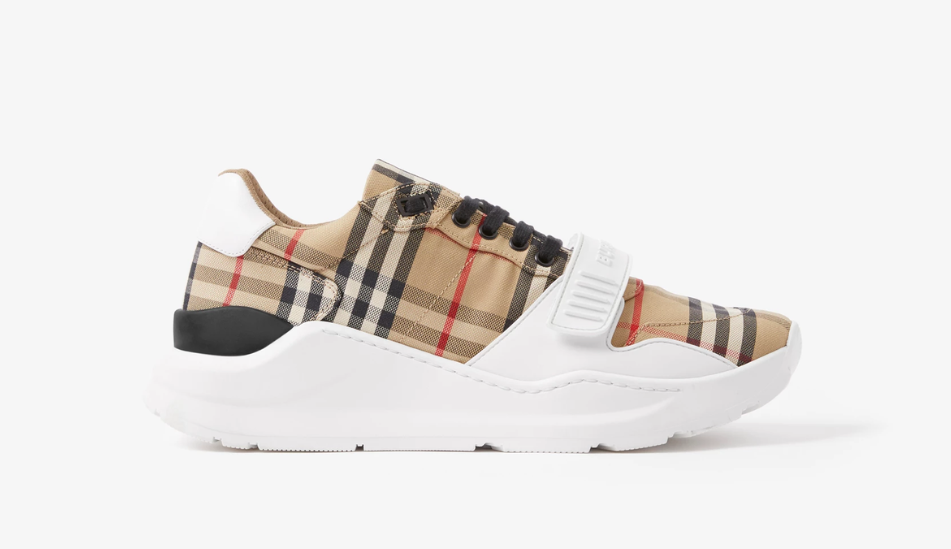 Burberry Regis Check Suede