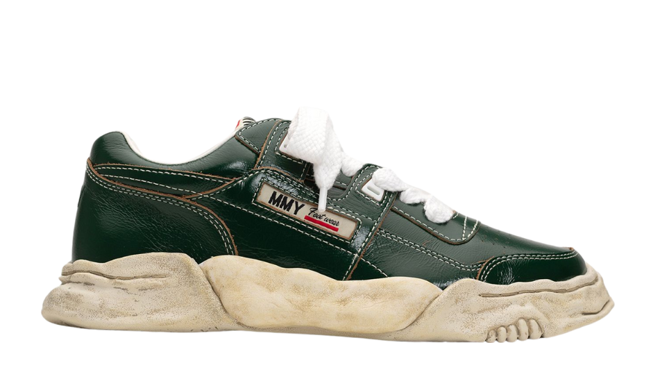 "PARKER" OG Sole Wrinkled Leather Low-top Sneaker