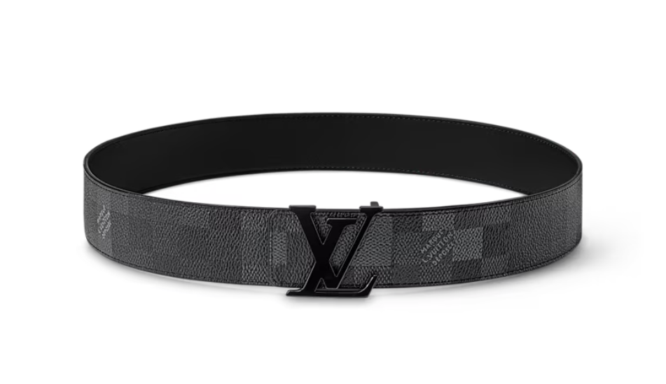 LV Initiales Damoflage 40mm Reversible Belt