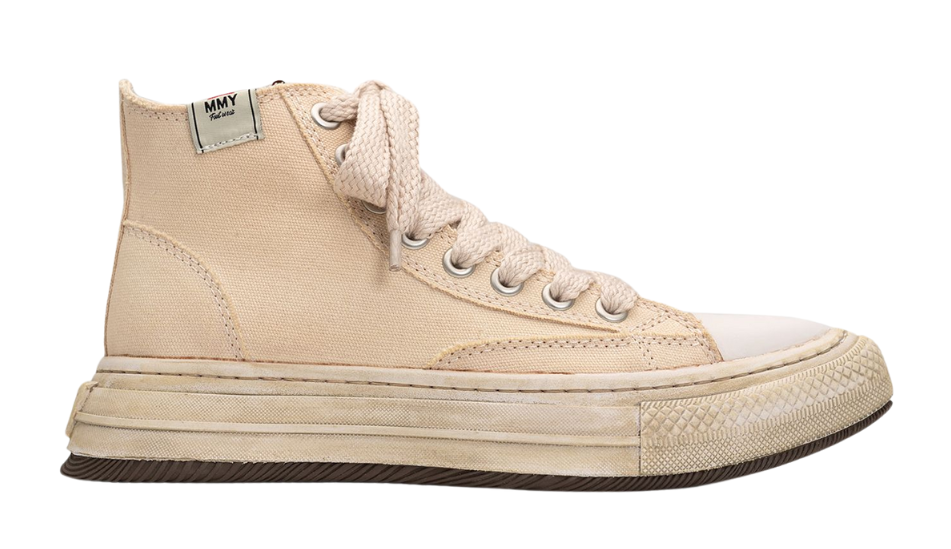 "YUCCA" OG Sole Over-dyed Canvas High-top Sneaker