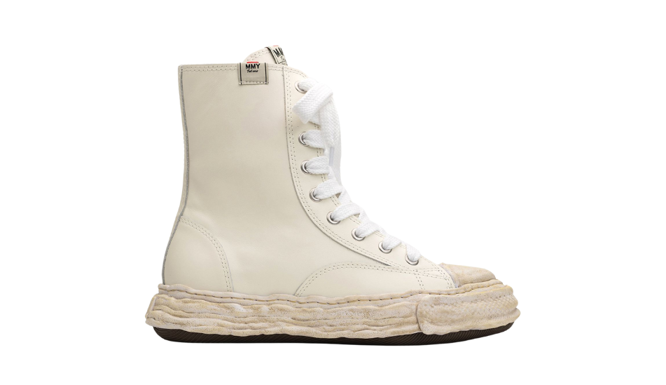 "PETERSON23"OG Sole Leather Extra High-top Sneaker