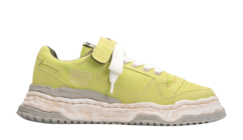 "KEITH" OG Sole Garment Dyed Canvas Low-top Sneaker