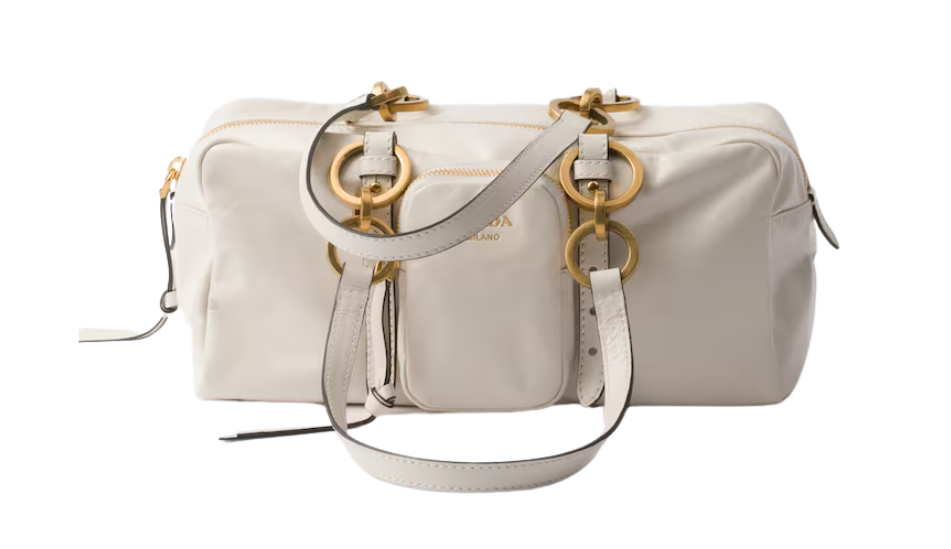 Prada Dangle medium leather top-handle bag