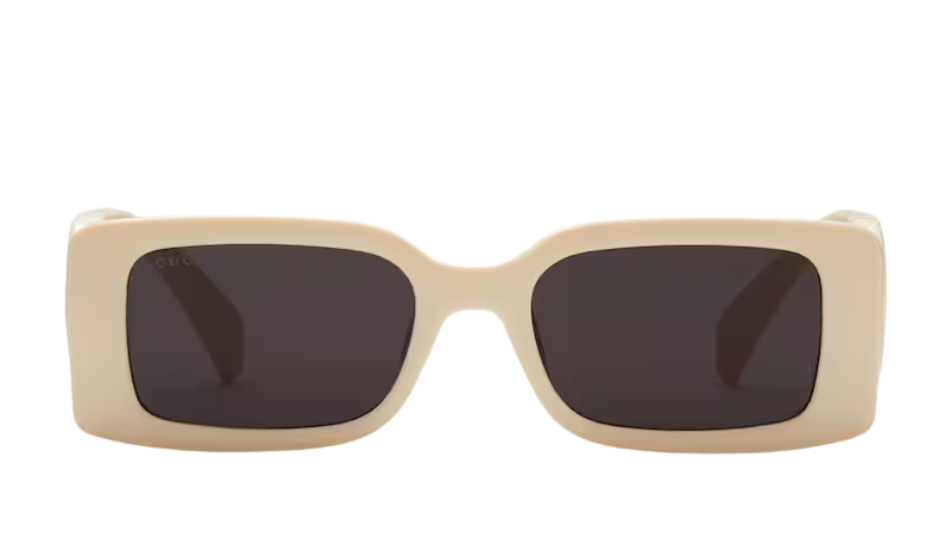 Rectangular frame sunglasses