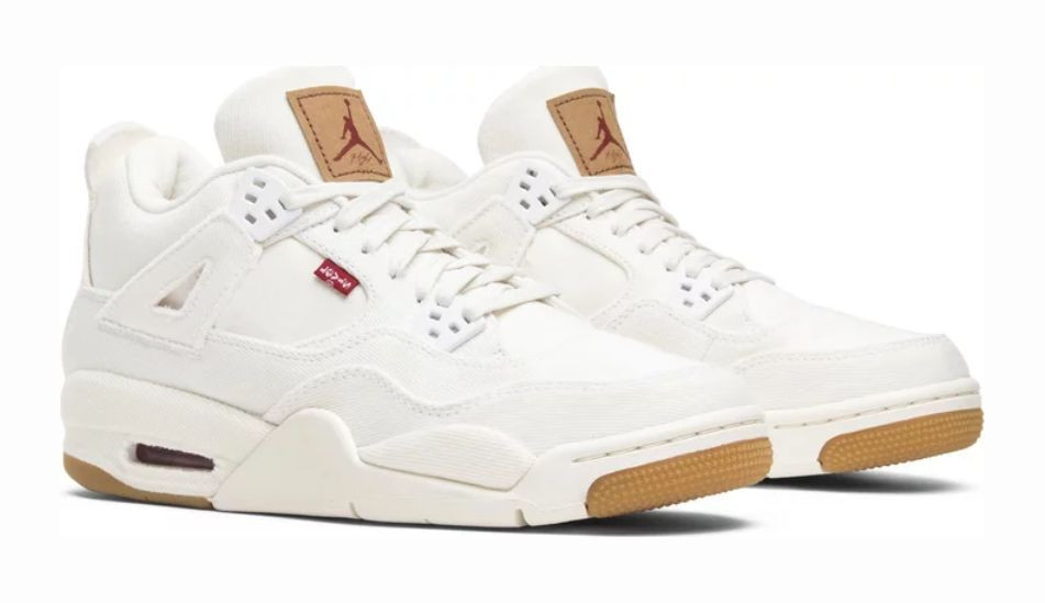 Levi's x Air Jordan 4 Retro  'White Denim'