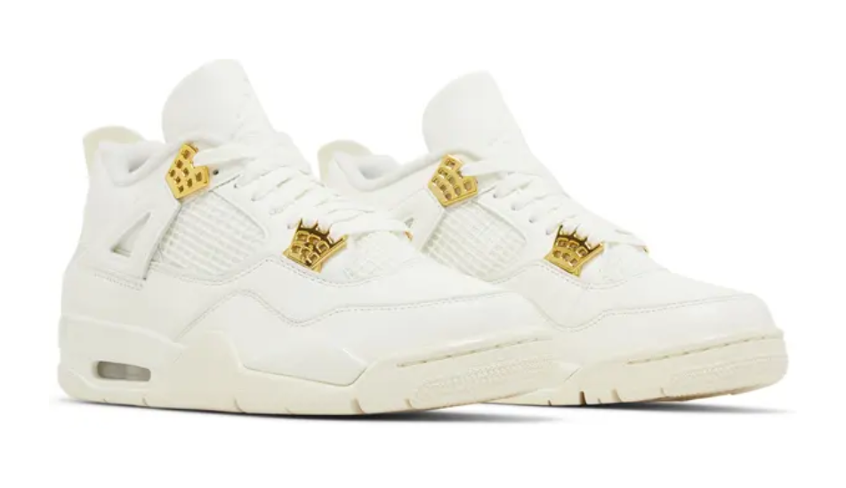 Wmns Air Jordan 4 Retro 'Metallic Gold'