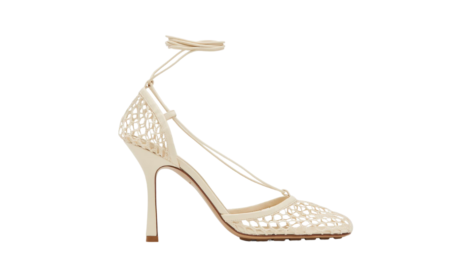 Stretch Lace-Up Sandal