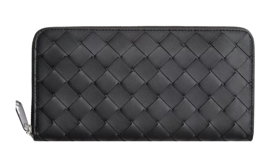 Intrecciato Zip Around Wallet