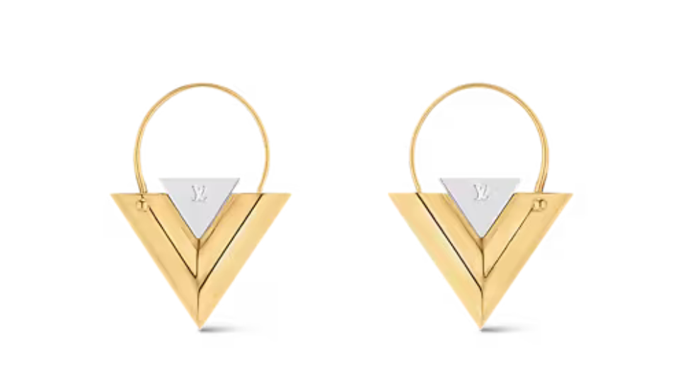 V for Vuitton Earrings