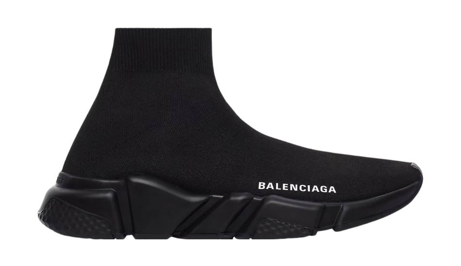 Women's Speed Recycled Knit Sneaker in Black