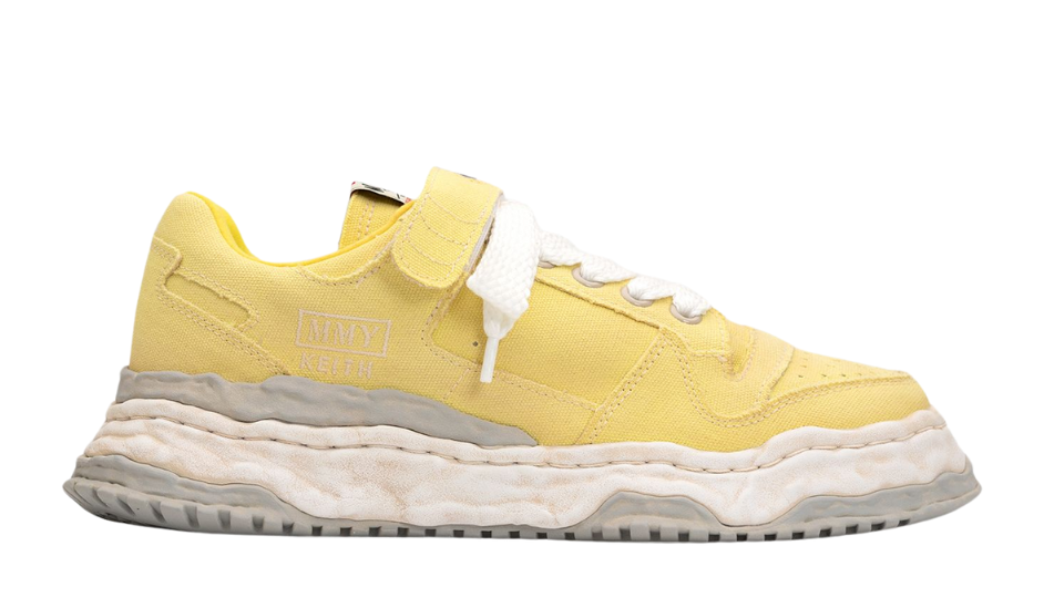 "KEITH" OG Sole Garment Dyed Canvas Low-top Sneaker