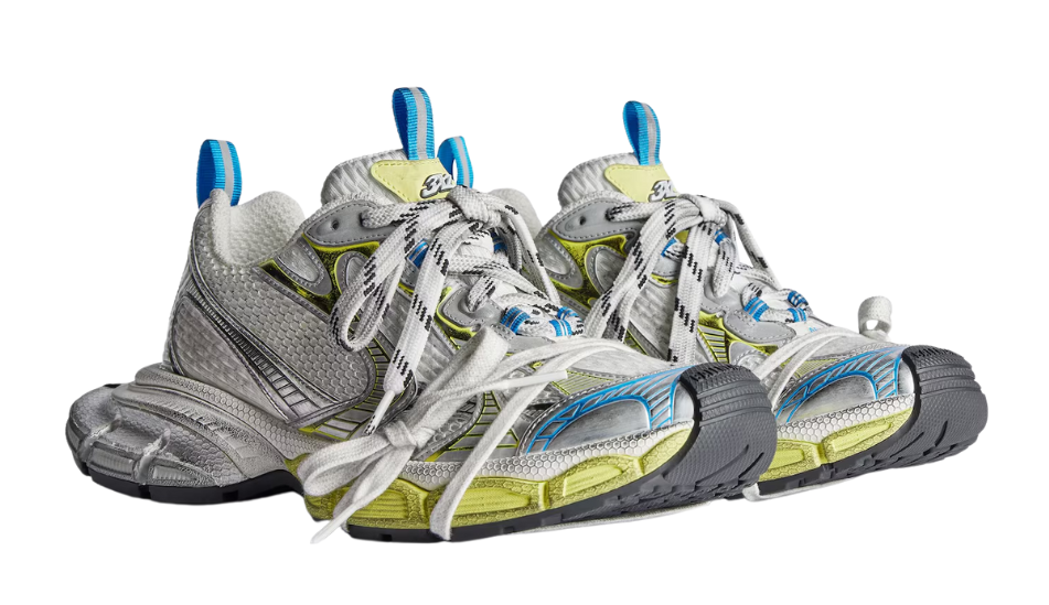 Women's 3xl Sneaker in White/yellow/blue