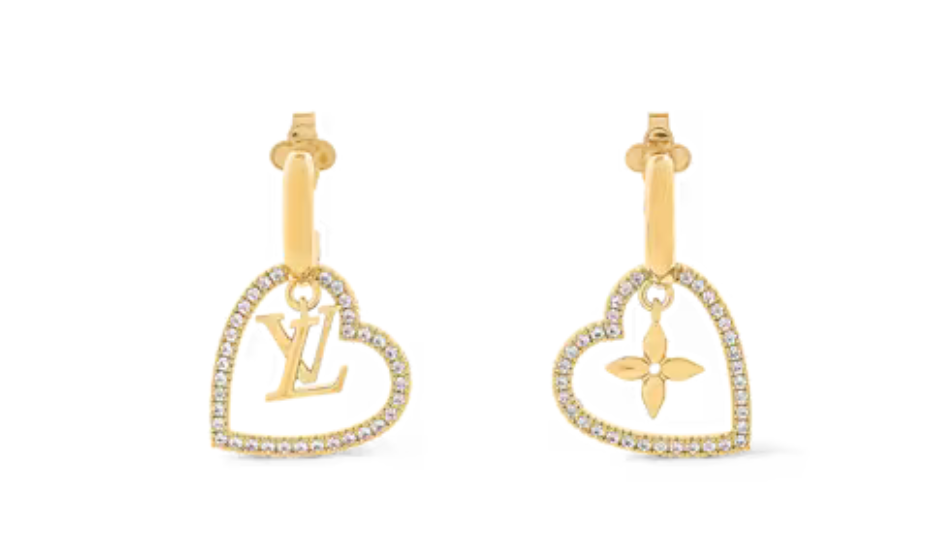 My LV Heart Earrings