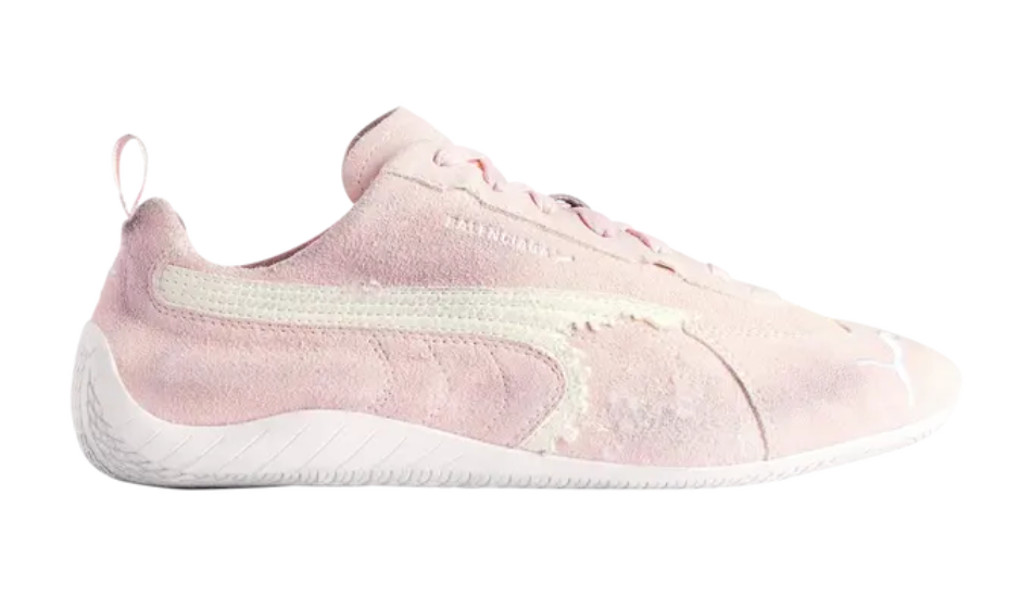 Balenciaga x Wmns Speedcat Suede 'Pink White'