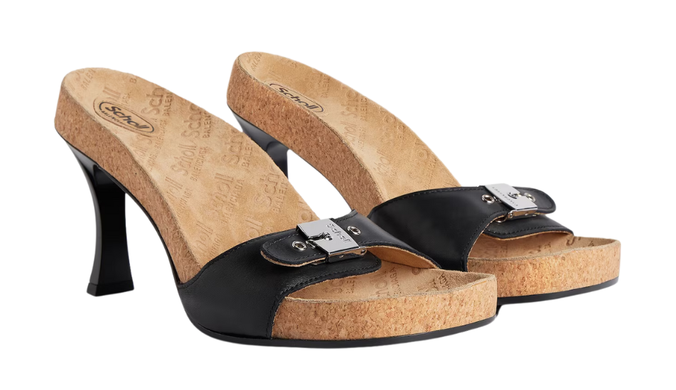 Women's Balenciaga I Scholl Sandal in Black