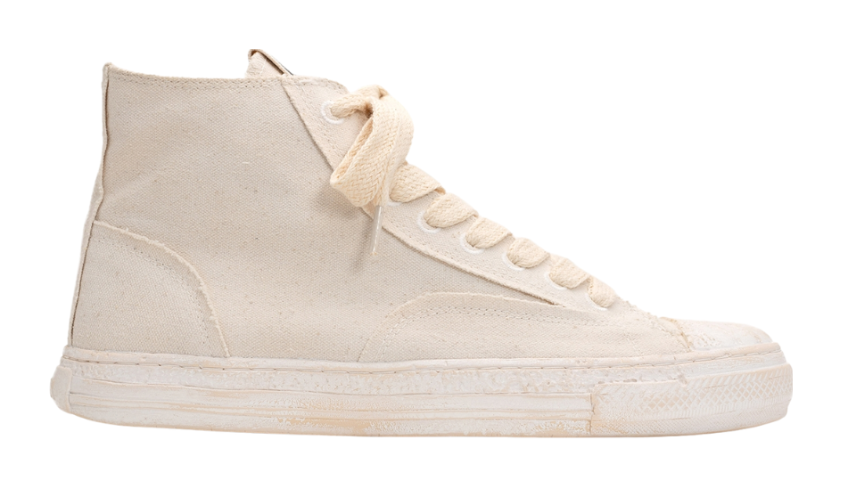 PAST Sole Over-dyed Canvas High-top Sneaker