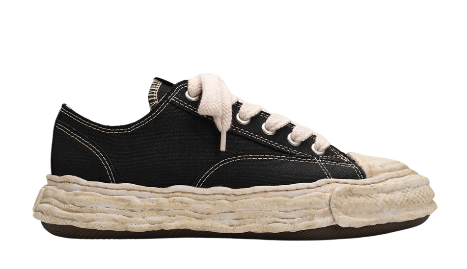 "PETERSON23" OG Sole Garment Dyed Canvas Low-top Sneaker
