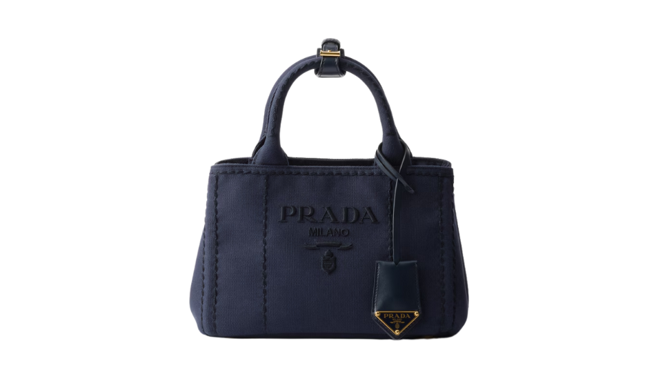 Cotton canvas mini handbag