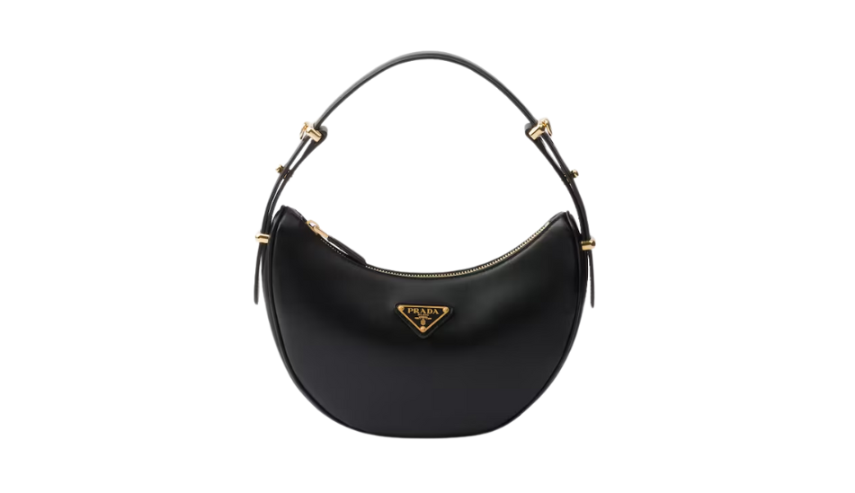 Prada Arqué small leather shoulder bag