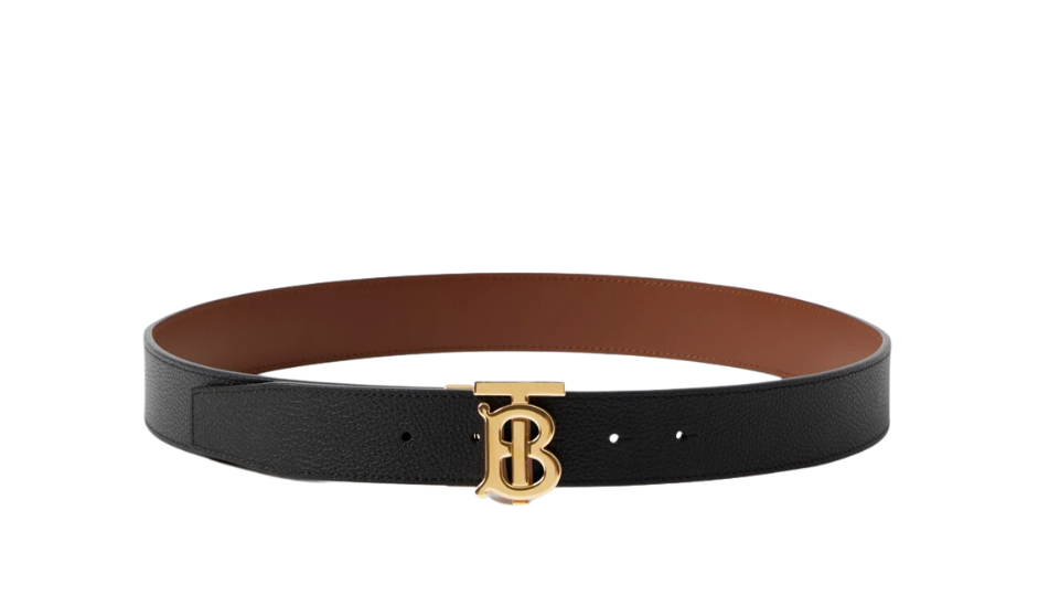 Reversible Leather TB Belt