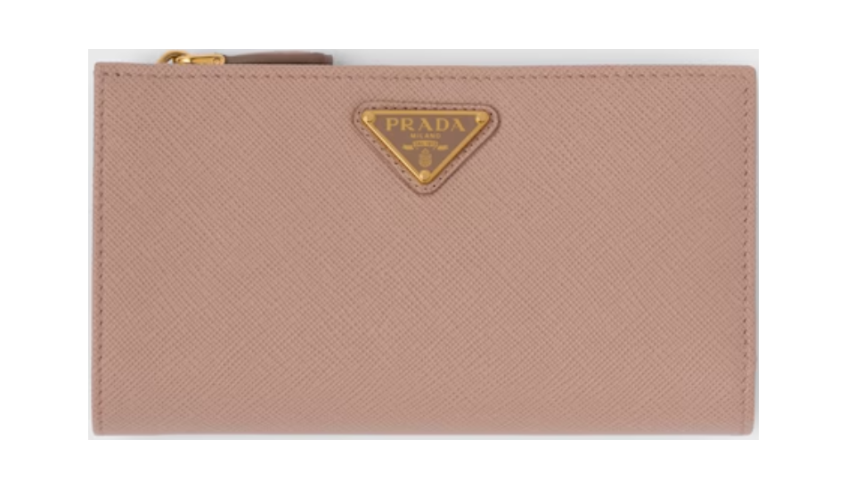 Large Saffiano leather wallet