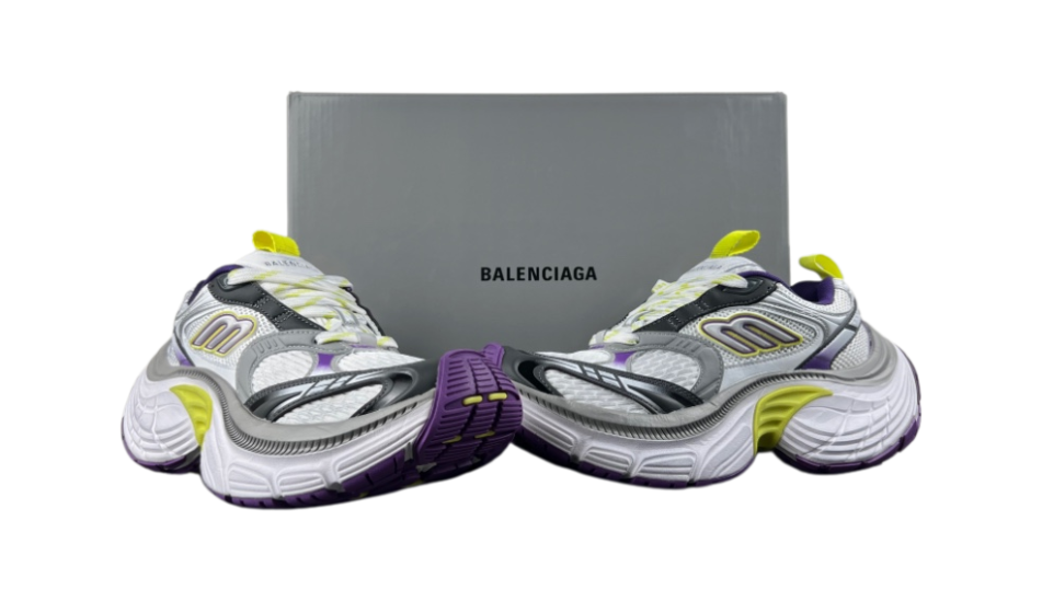 Balenciaga 12th generation  911 Silver fluorescent green