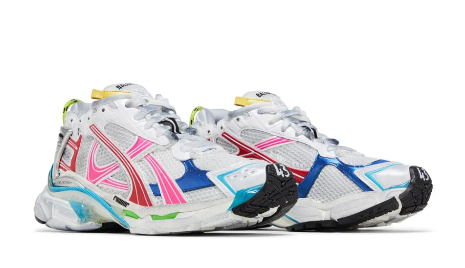 Balenciaga Runner Sneaker 'Worn-Out - White Multi-Color'