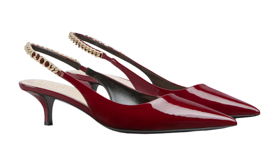 Gucci Signoria slingback pump