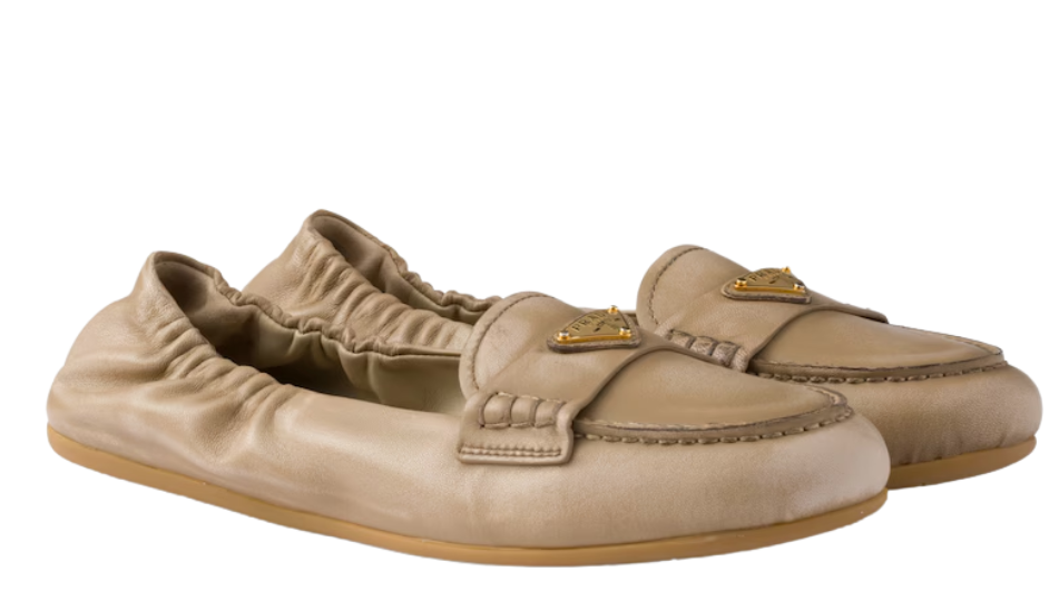 Nappa leather loafers