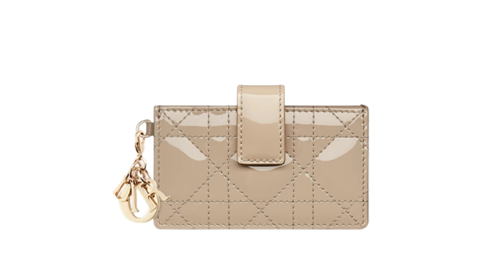 Lady Dior Jasmine Card Holder