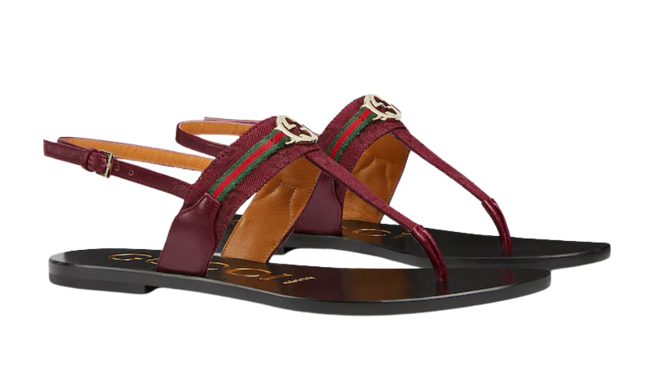 Women's Interlocking G Web sandal