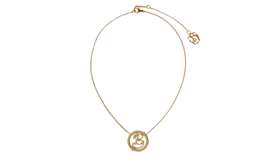 Nautical Knot B Pendant Necklace