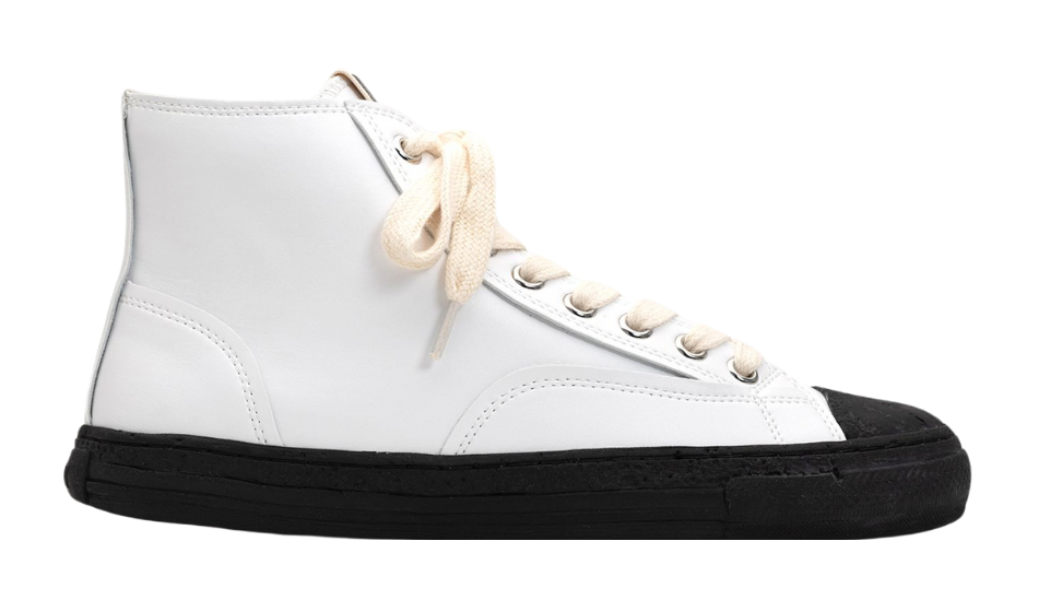 PAST Sole Synthetic Leather High-top Sneaker