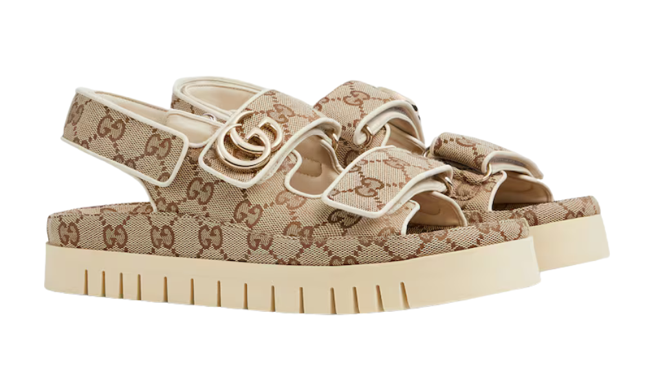 Women's sandal with Double G