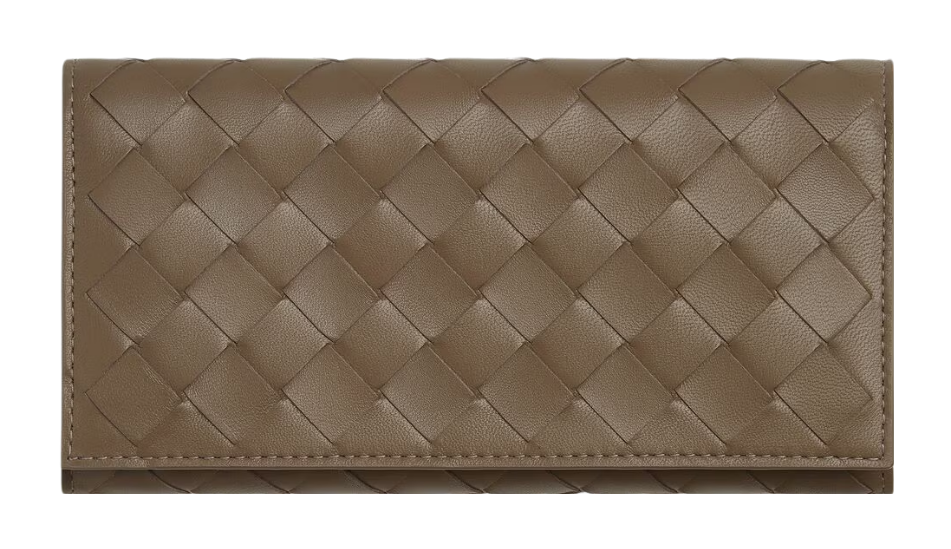 Intrecciato Large Flap Wallet