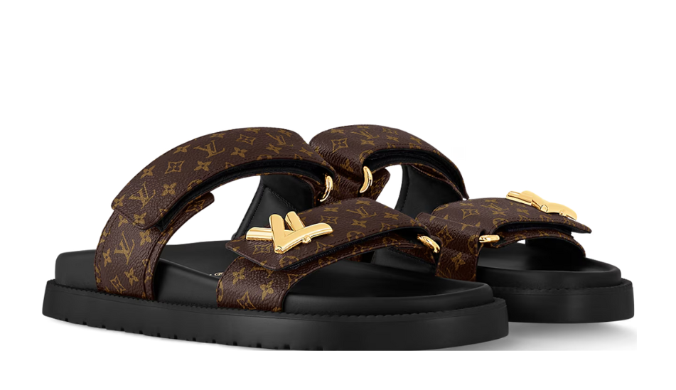 LV Sunset Flat Comfort Mule