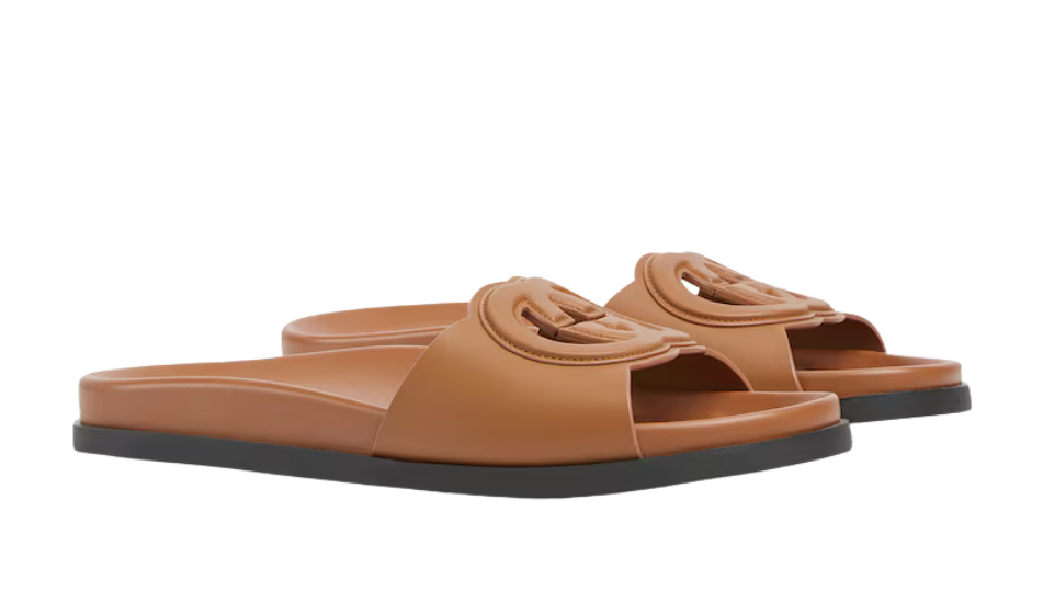 Women's Interlocking G slide sandal