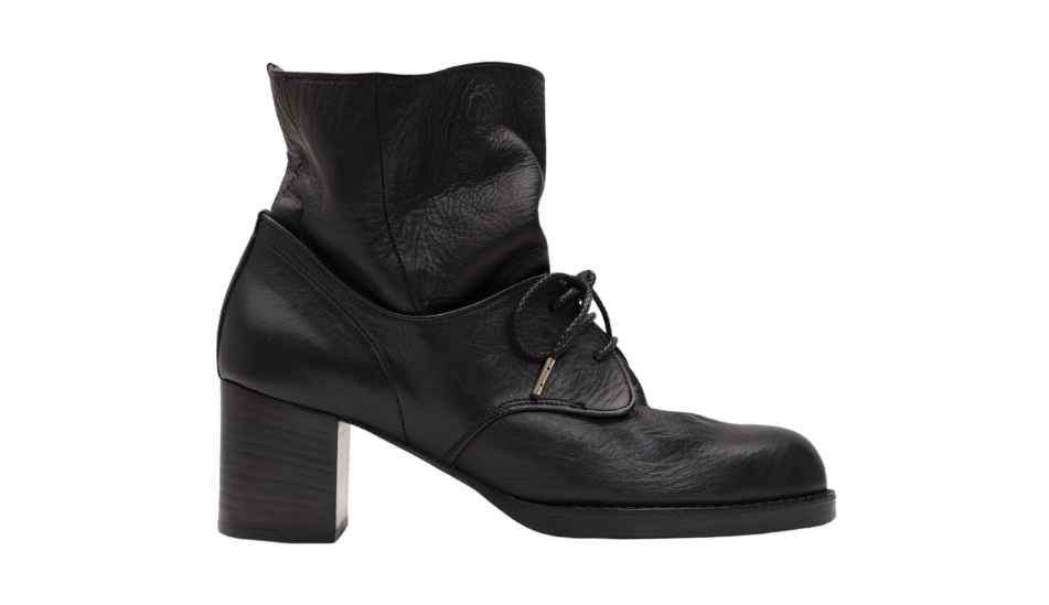 Double Leather Boots