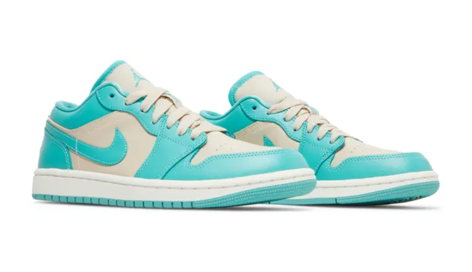 Wmns Air Jordan 1 Low 'Tropical Teal Sandy Beige'