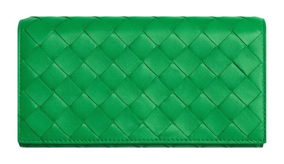 Intrecciato Large Flap Wallet